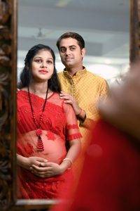 maternity photoshoot in prayagraj